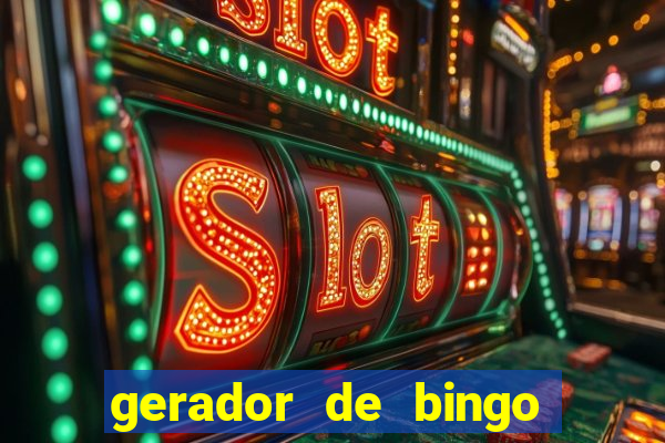 gerador de bingo cha de bebe